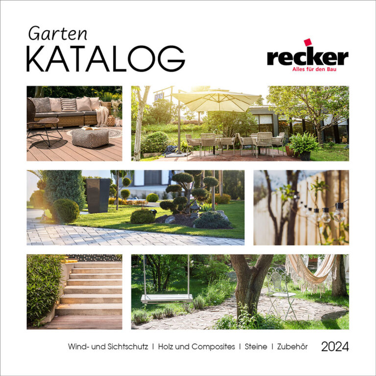 Cover - Gartenkatalog 2024 Recker