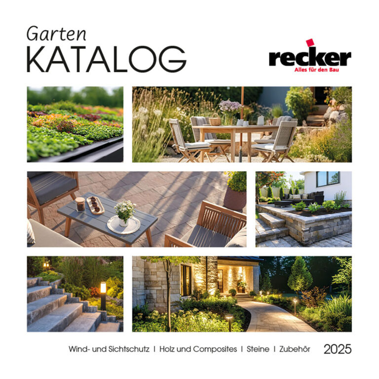 Cover - Gartenkatalog 2025 Recker